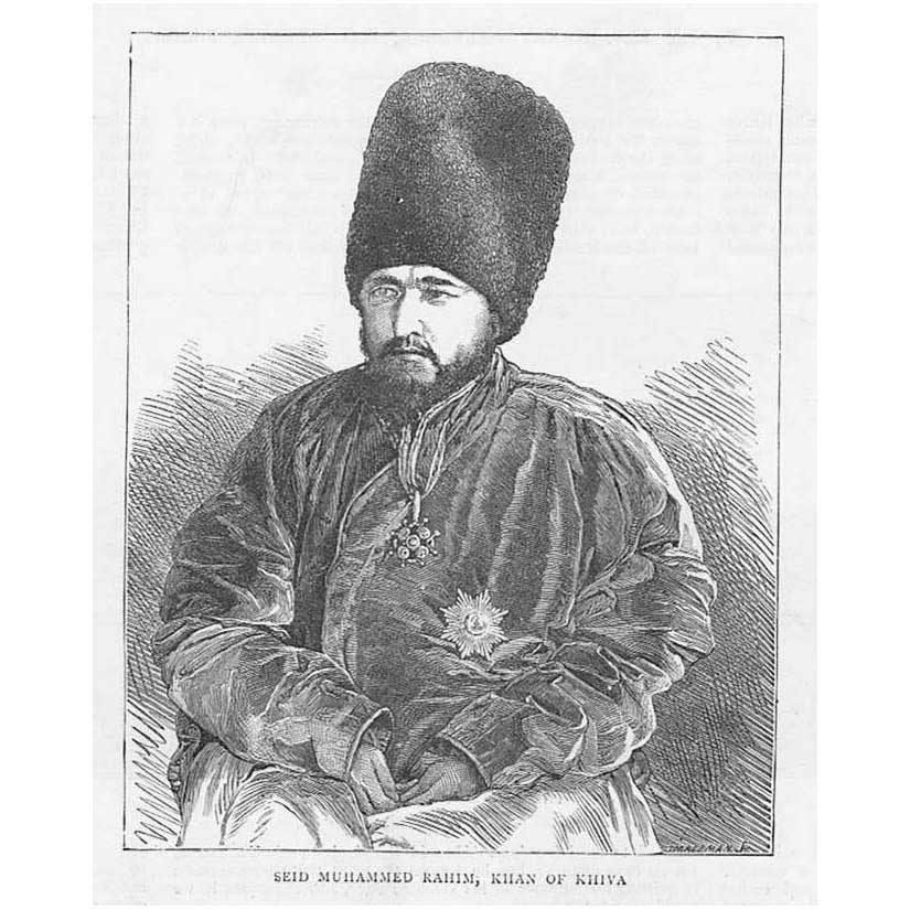 UZBEKISTAN SAYYID MUHAMMAD Rahim Bahadur II, Khan of Khiva Antique